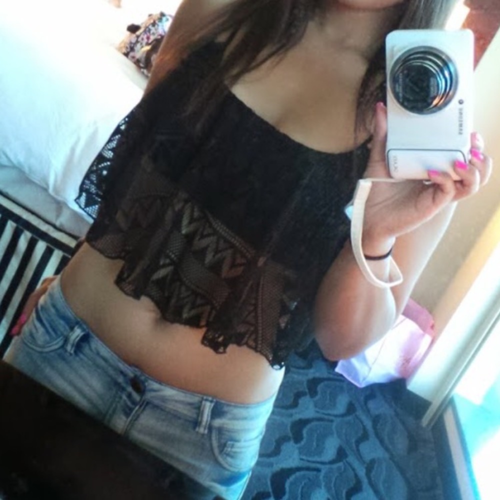 Black Crop Top